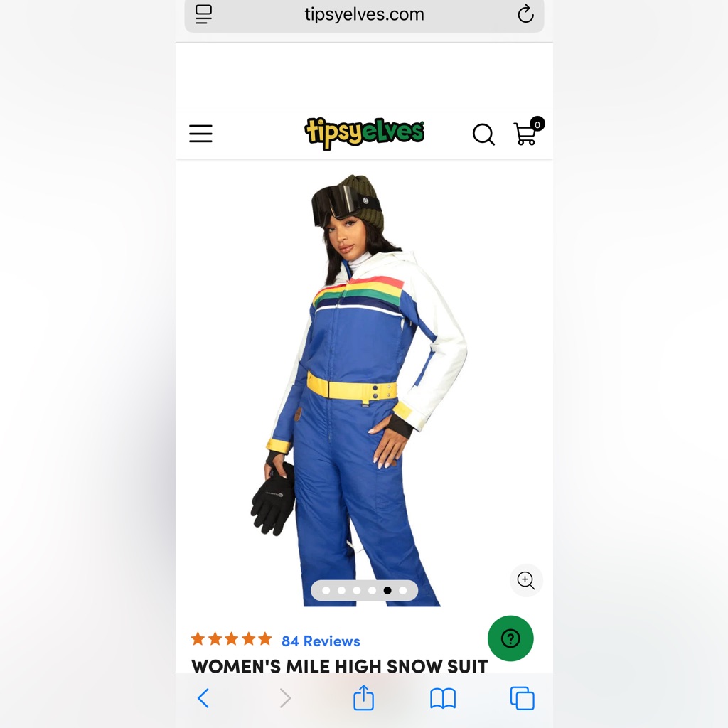 Like New! New Tipsy Elves Snowsuit! Xs!